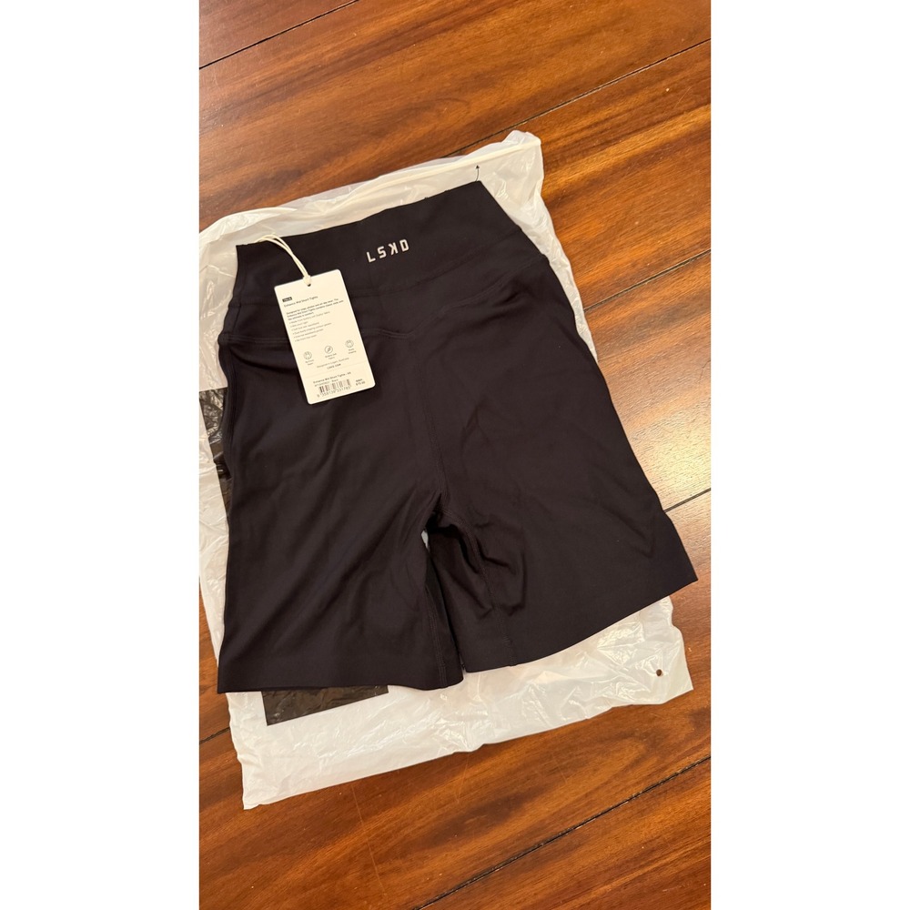 LSKD Enhance Mid Short Tights Black XS Ultra High Rise 6 Inch Short NEW NWT - Picture 9 of 16